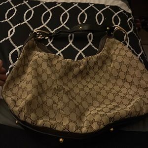 Used vintage Gucci bag with duster bag 100 percent real
